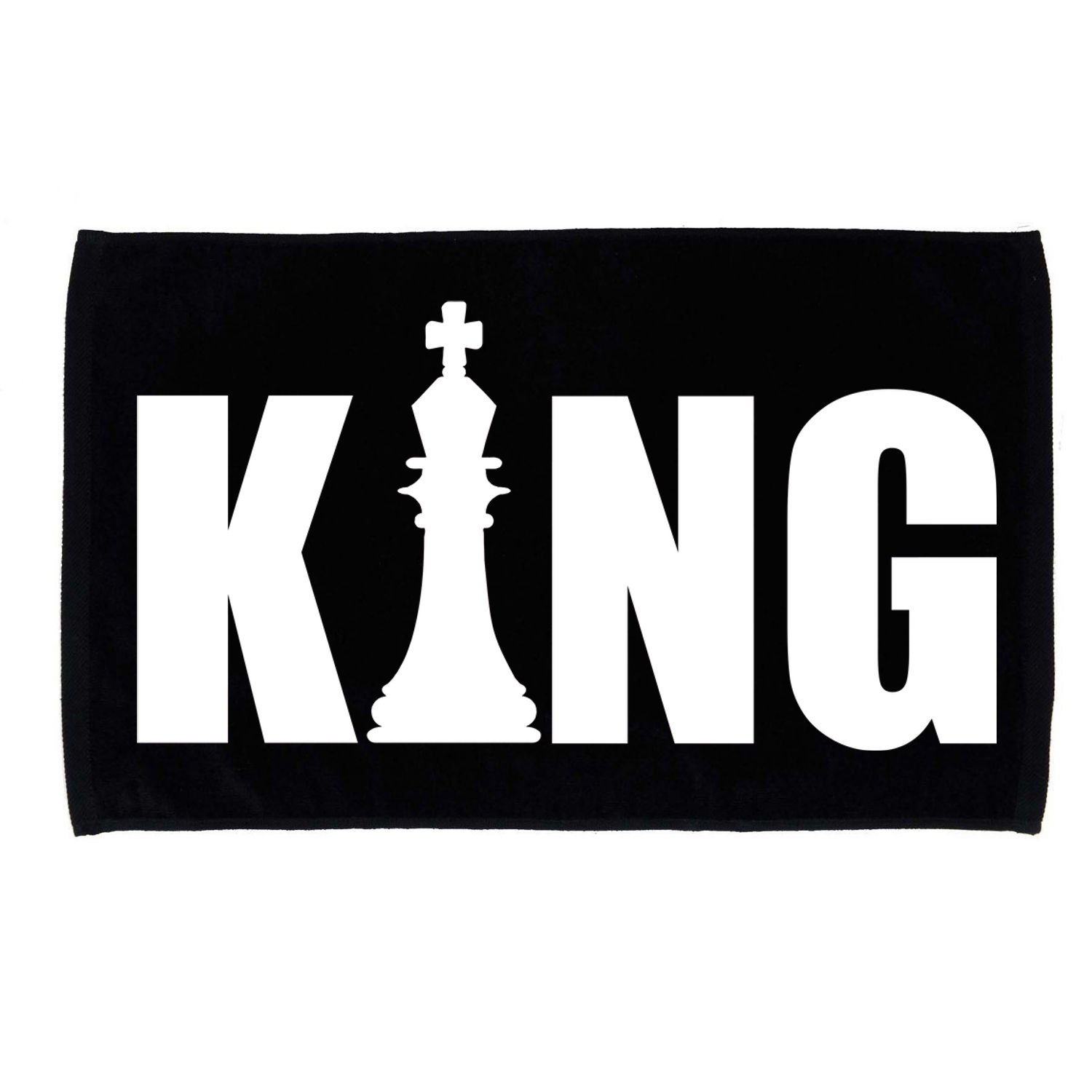 Chess King of the Game Logo Microfiber Hand Towel