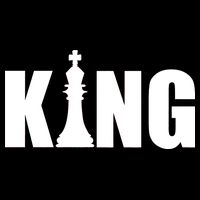 Chess King of the Game Logo Cropped Pullover Crew