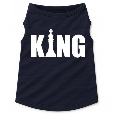Chess King of the Game Logo Doggie Tank