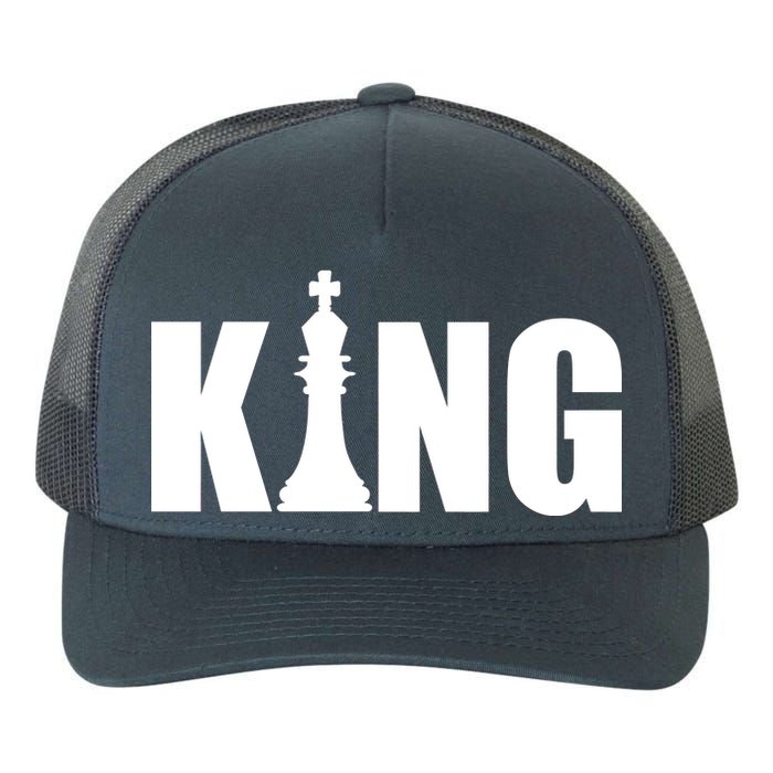 Chess King of the Game Logo Yupoong Adult 5-Panel Trucker Hat