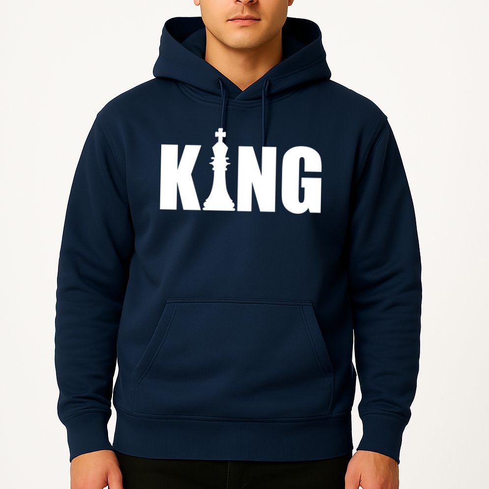 Chess King of the Game Logo Hoodie
