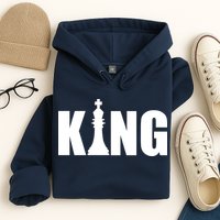 Chess King of the Game Logo Hoodie