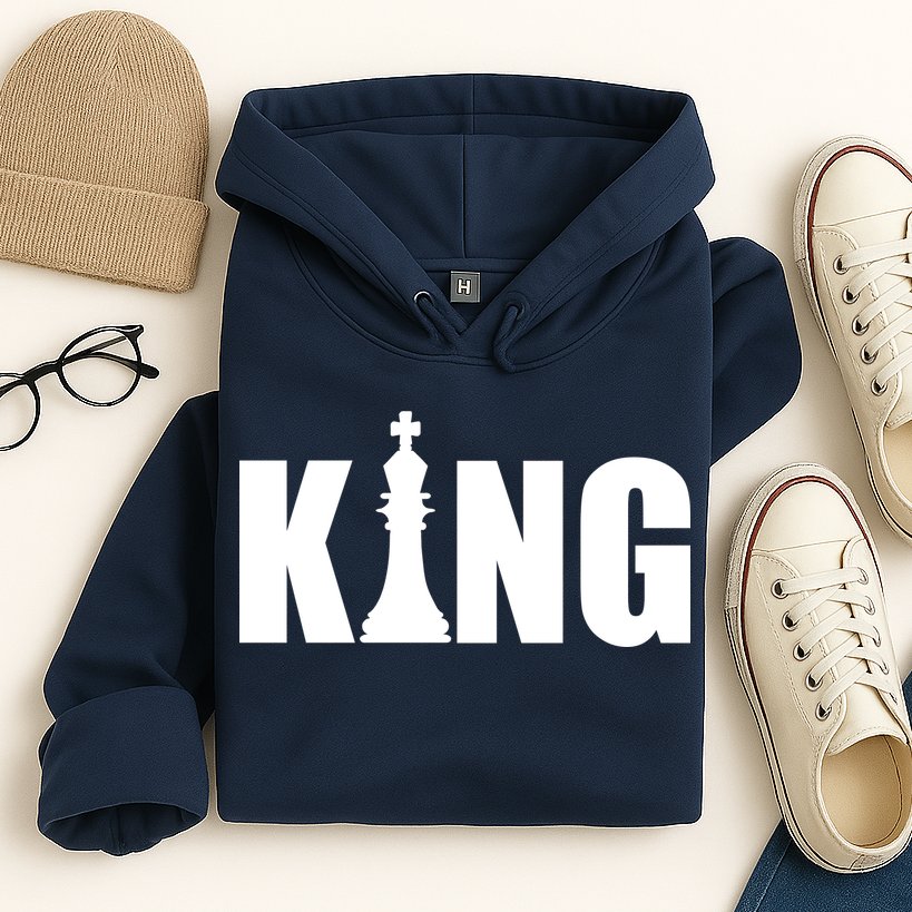 Chess King of the Game Logo Hoodie