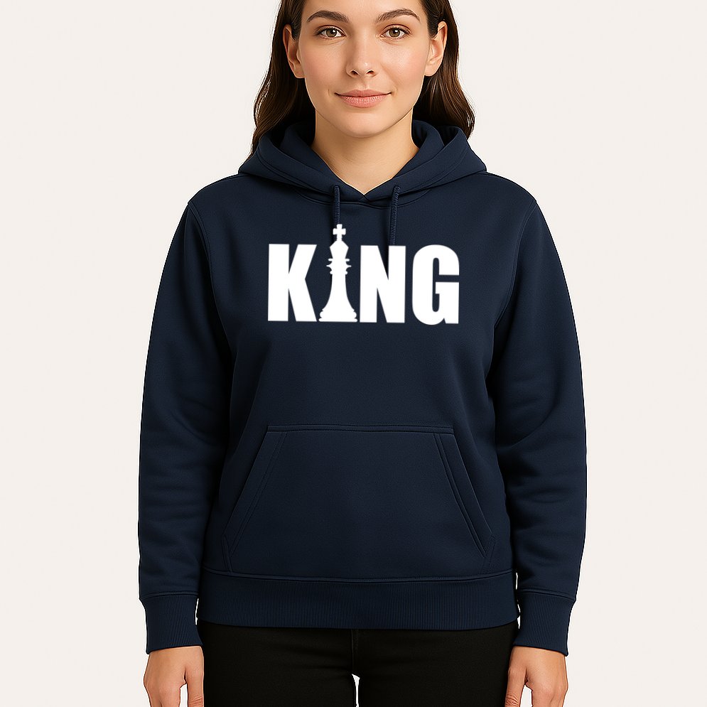 Chess King of the Game Logo Hoodie