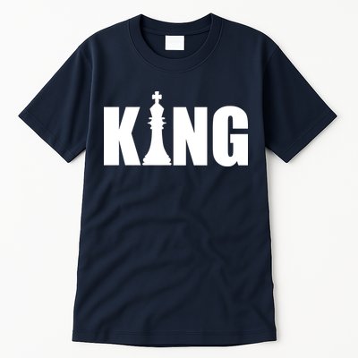 Chess King of the Game Logo Tall T-Shirt