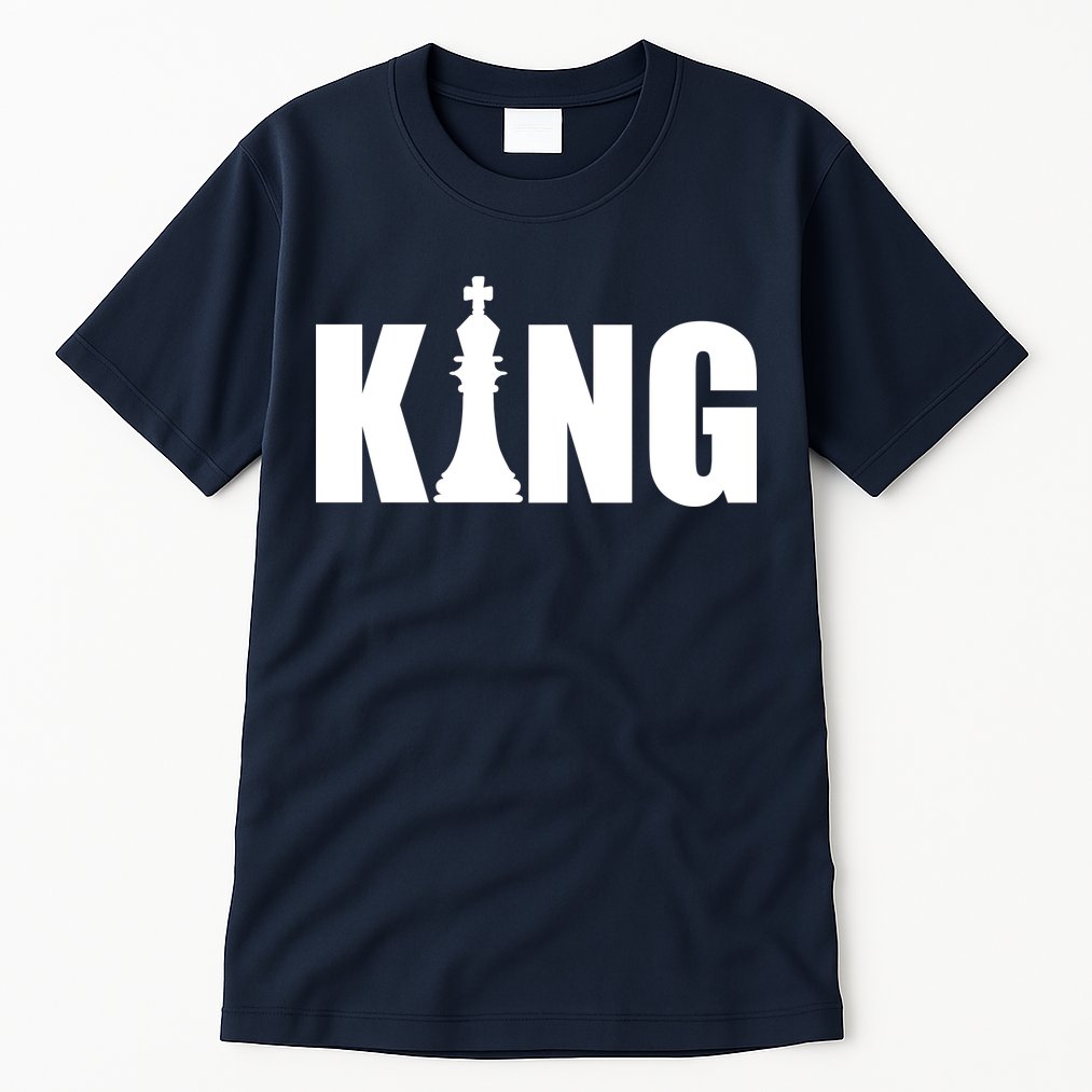 Chess King of the Game Logo Tall T-Shirt
