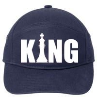 Chess King of the Game Logo 7-Panel Snapback Hat