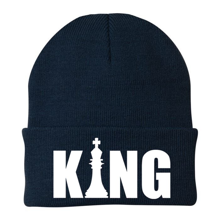 Chess King of the Game Logo Knit Cap Winter Beanie