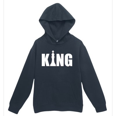 Chess King of the Game Logo Urban Pullover Hoodie