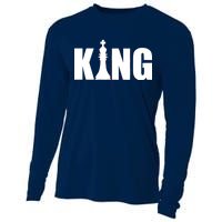 Chess King of the Game Logo Cooling Performance Long Sleeve Crew