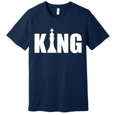 Chess King of the Game Logo Premium T-Shirt