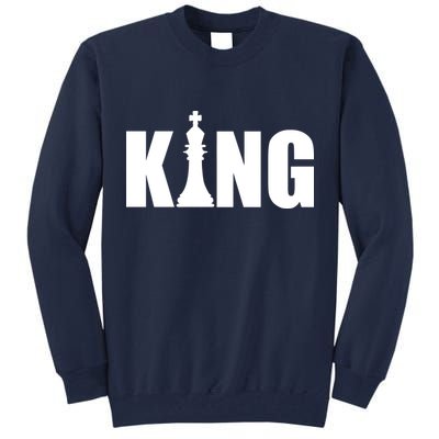 Chess King of the Game Logo Tall Sweatshirt