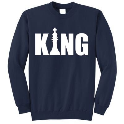 Chess King of the Game Logo Tall Sweatshirt