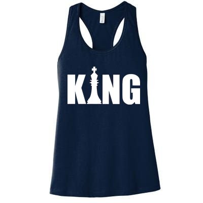 Chess King of the Game Logo Women's Racerback Tank