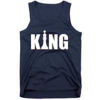 Chess King of the Game Logo Tank Top