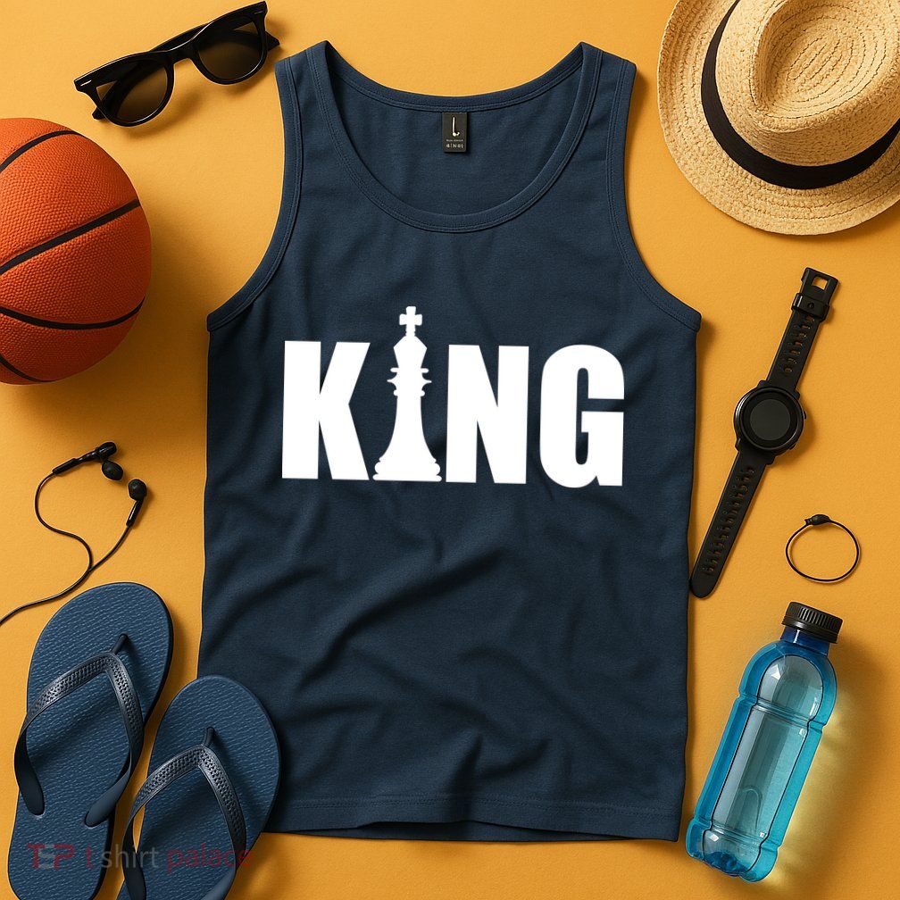 Chess King of the Game Logo Tank Top