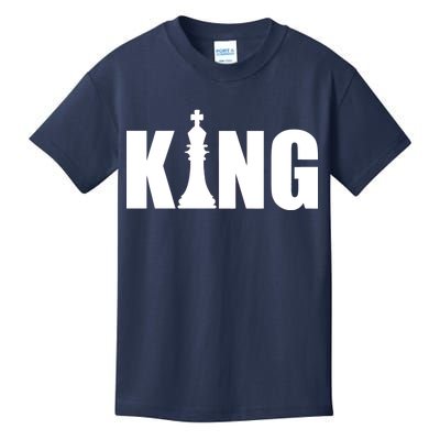 Chess King of the Game Logo Kids T-Shirt