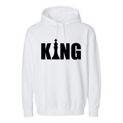 Chess King of the Game Logo Garment-Dyed Fleece Hoodie