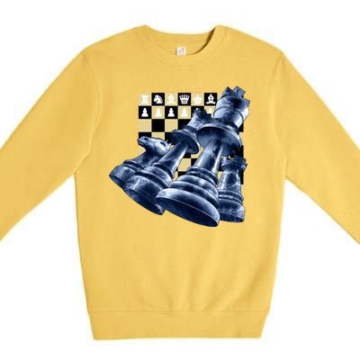 Chess Pieces Premium Crewneck Sweatshirt