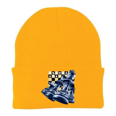 Chess Pieces Knit Cap Winter Beanie