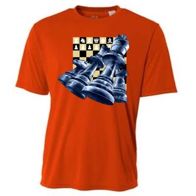 Chess Pieces Cooling Performance Crew T-Shirt