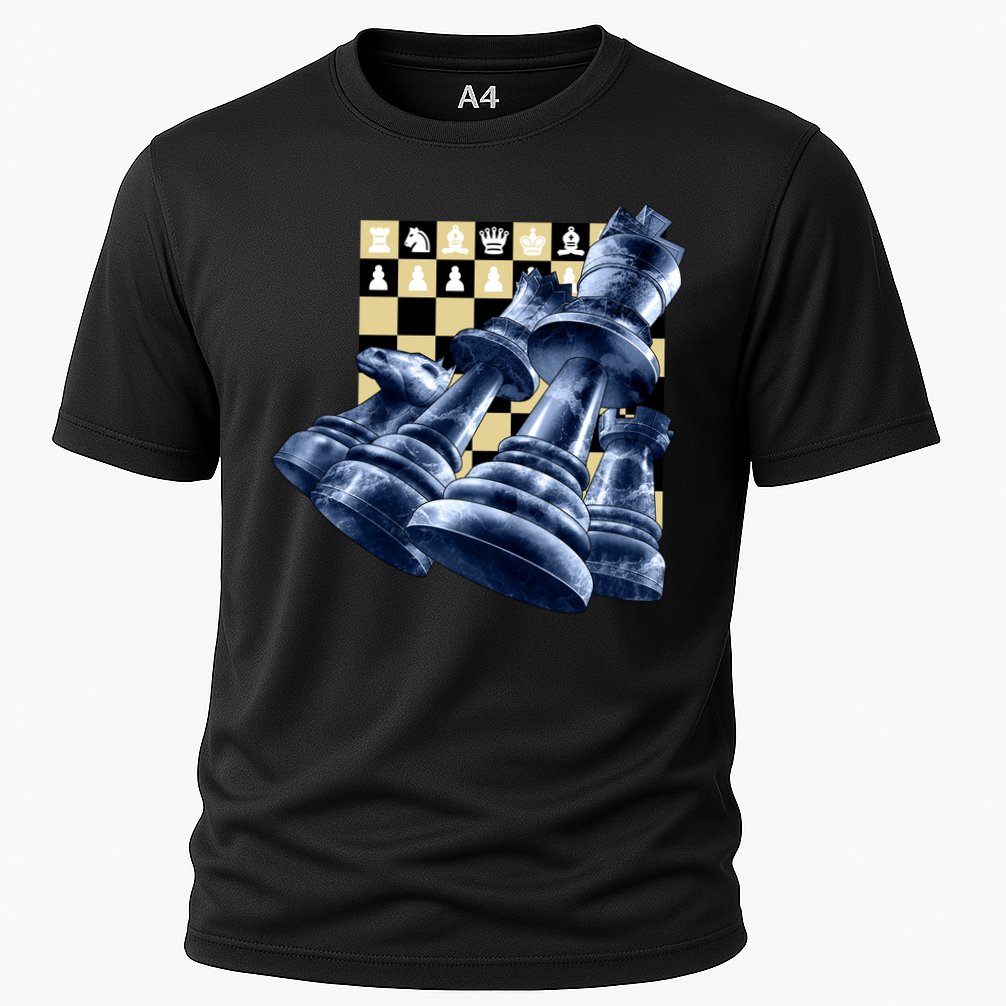 Chess Pieces Cooling Performance Crew T-Shirt