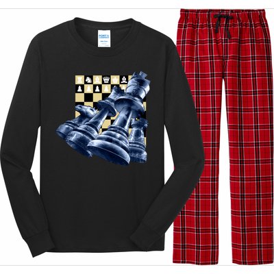 Chess Pieces Long Sleeve Pajama Set