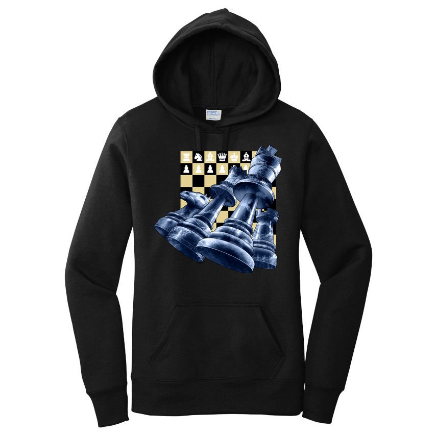 Chess Pieces Women's Pullover Hoodie