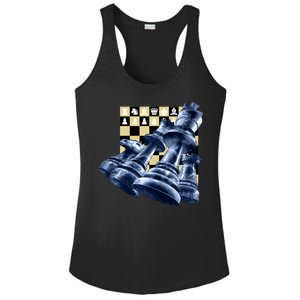 Chess Pieces Ladies PosiCharge Competitor Racerback Tank