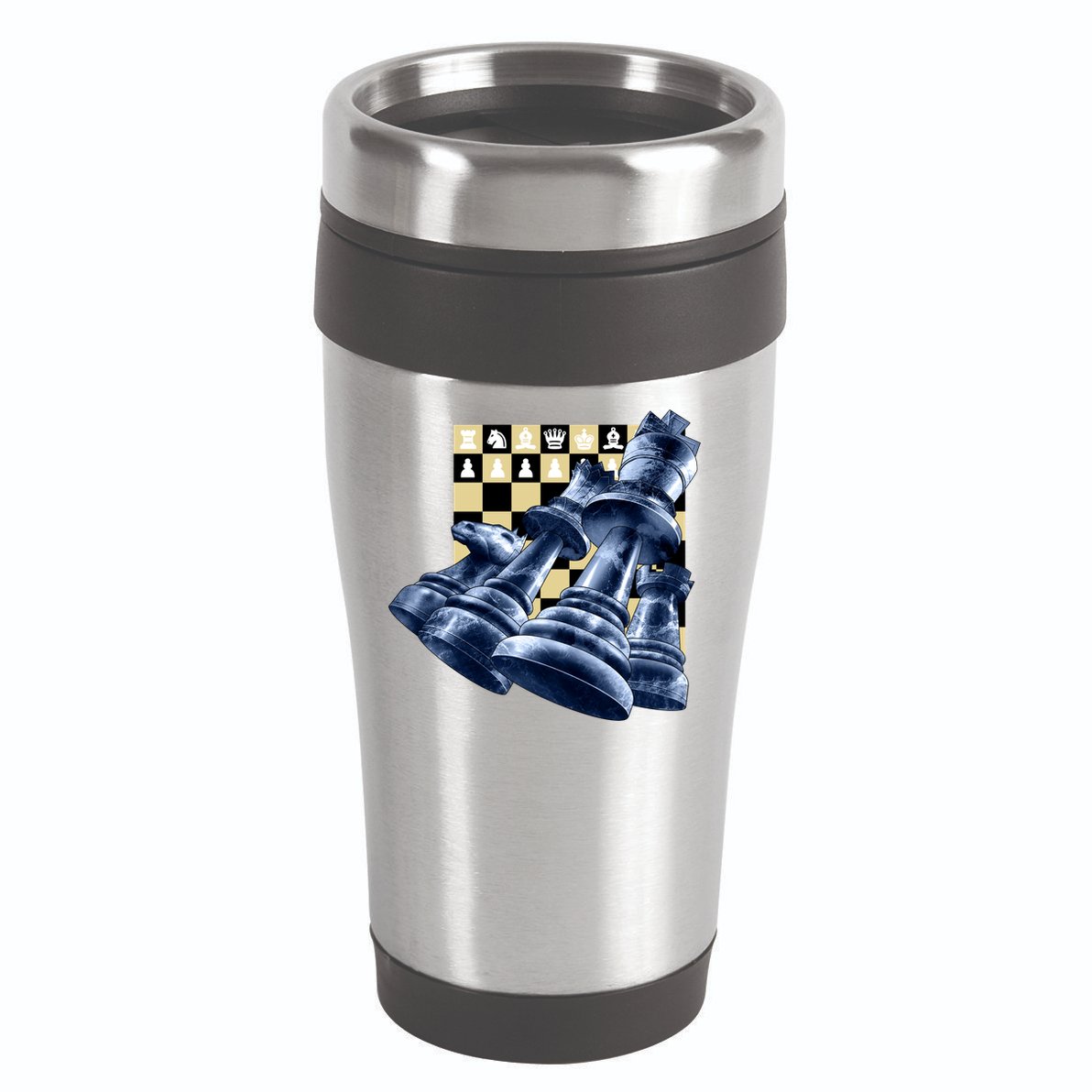 Chess Pieces 16oz Travel Tumbler
