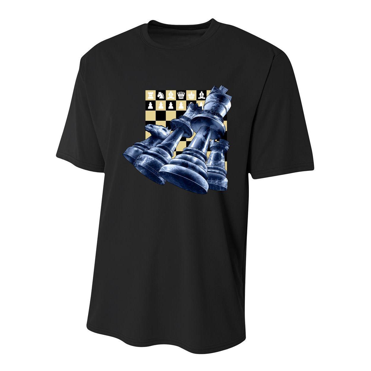 Chess Pieces Youth Performance Sprint T-Shirt