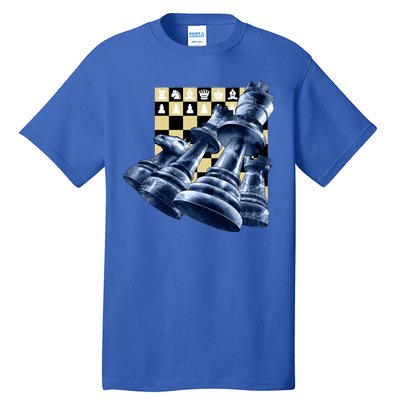 Chess Pieces Tall T-Shirt