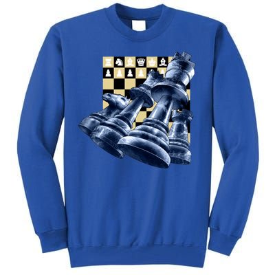 Chess Pieces Tall Sweatshirt