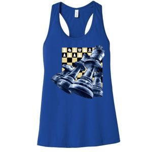 Chess Pieces Women's Racerback Tank