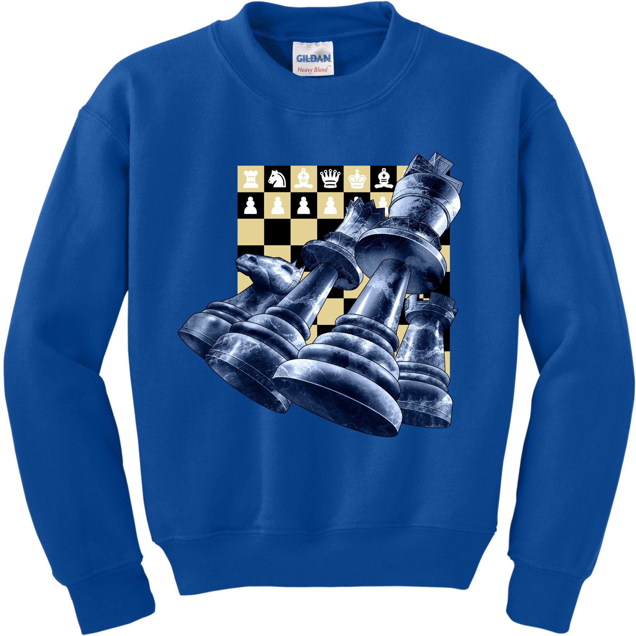 Chess Pieces Kids Sweatshirt