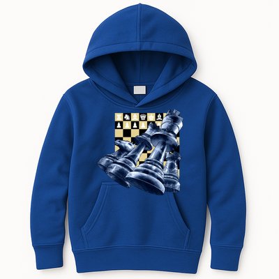 Chess Pieces Kids Hoodie