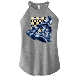 Chess Pieces Women's Perfect Tri Rocker Tank