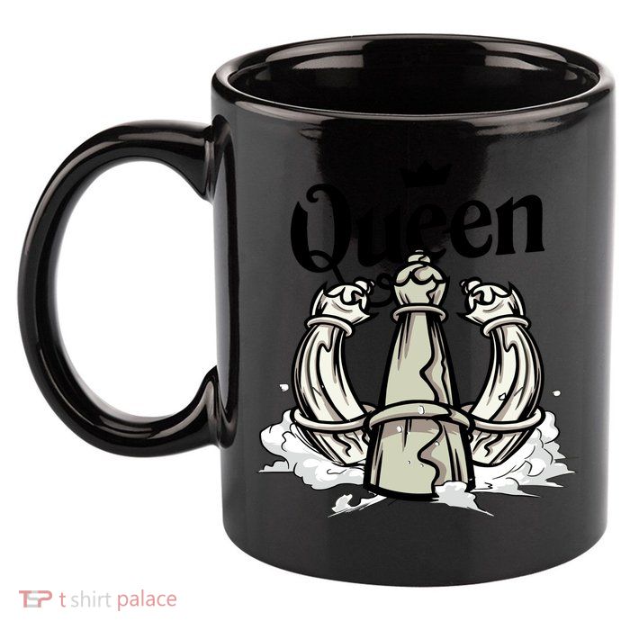 Chess Queen 11oz C Handle Ceramic Mug