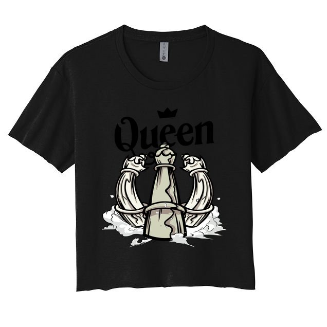 Chess Queen Crop Top