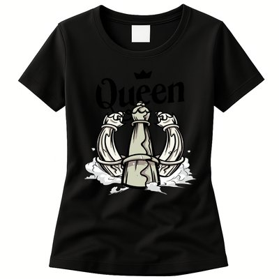 Chess Queen Womens T-Shirt