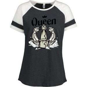 Chess Queen Enza Ladies Jersey Colorblock Tee