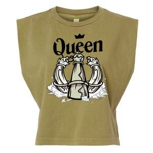 Chess Queen Garment-Dyed Women's Muscle Tee