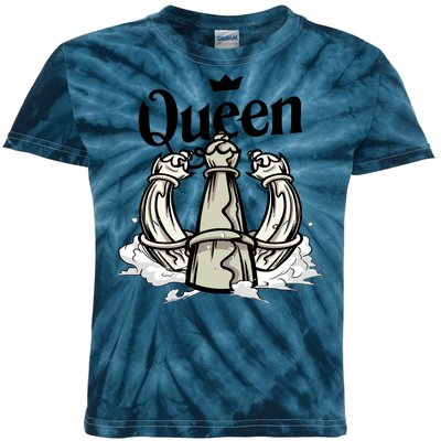 Chess Queen Kids Tie-Dye T-Shirt