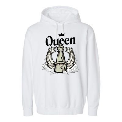 Chess Queen Garment-Dyed Fleece Hoodie