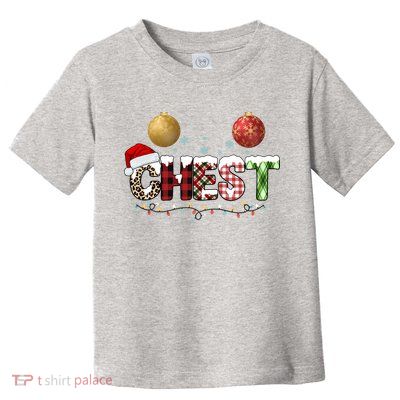 Chest Holiday Festive Christmas Toddler T-Shirt