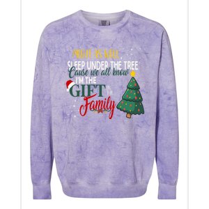 Christmas Humor Favorite Person Funny Christmas Gift Colorblast Crewneck Sweatshirt