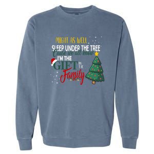 Christmas Humor Favorite Person Funny Christmas Gift Garment-Dyed Sweatshirt