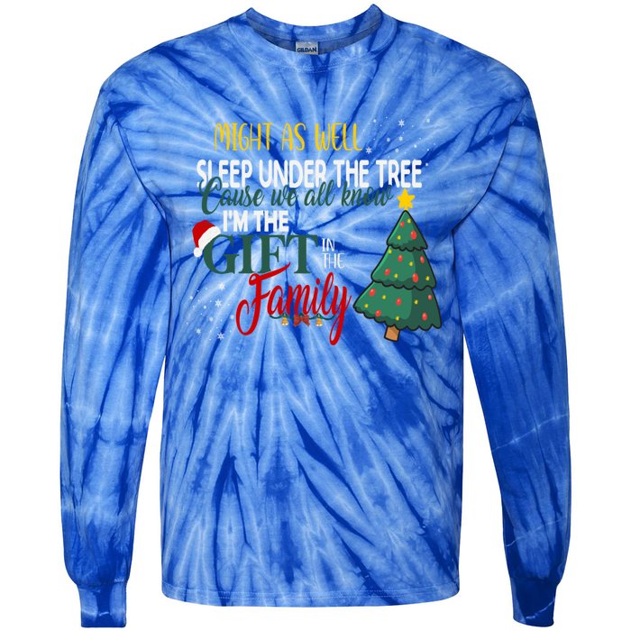 Christmas Humor Favorite Person Funny Christmas Gift Tie-Dye Long Sleeve Shirt