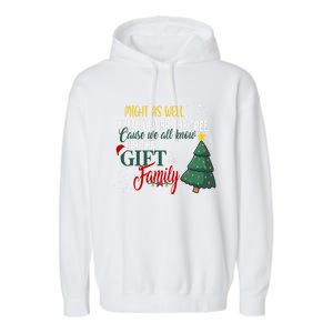 Christmas Humor Favorite Person Funny Christmas Gift Garment-Dyed Fleece Hoodie