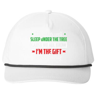 Christmas Humor Favorite Person Funny Christmas Snapback Five-Panel Rope Hat